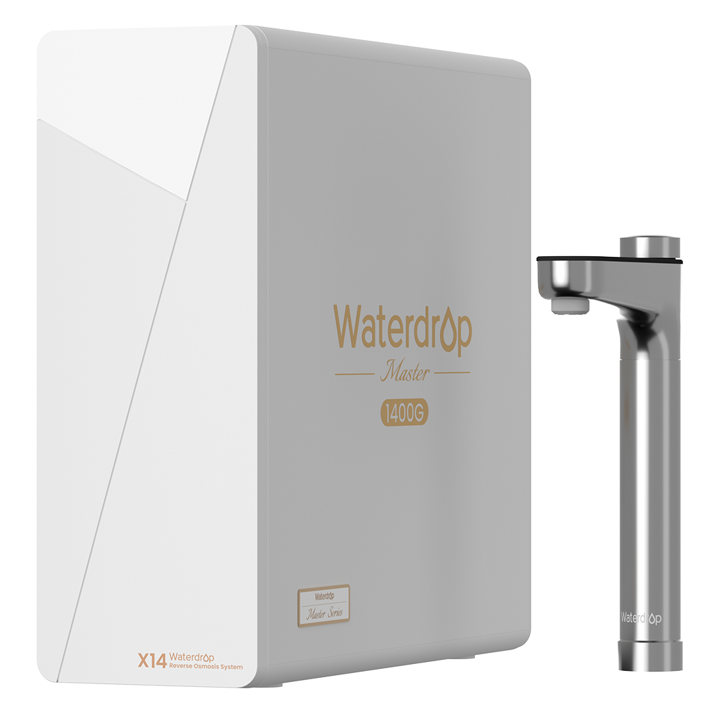 Sistema de filtración por ósmosis inversa Waterdrop Master serie X, bajo fregadero, X14