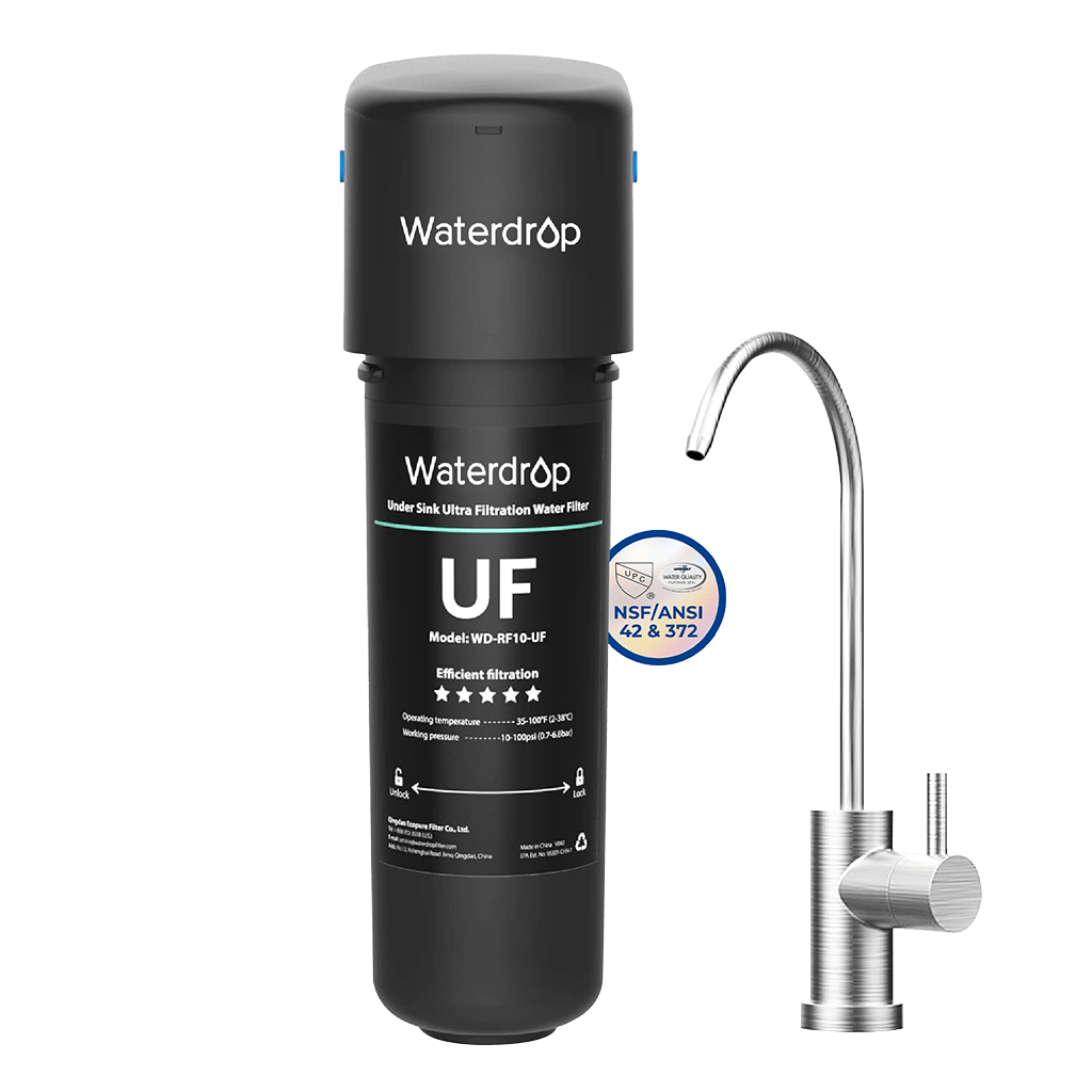 Waterdrop UB-UF Undersink Ultrafiltration Water Filter System With Dedicated Faucet