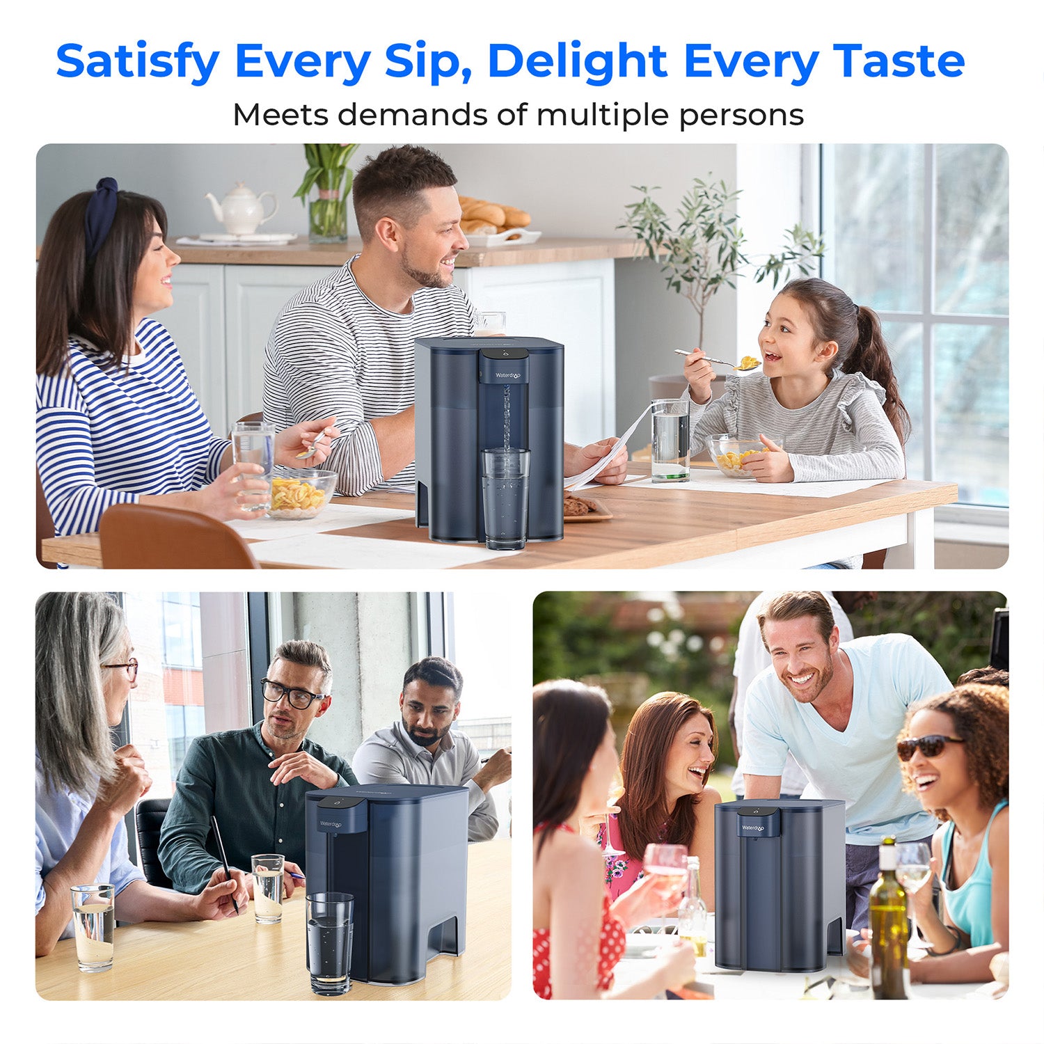 Waterdrop ED04 Countertop Electric Water Filter Pitcher