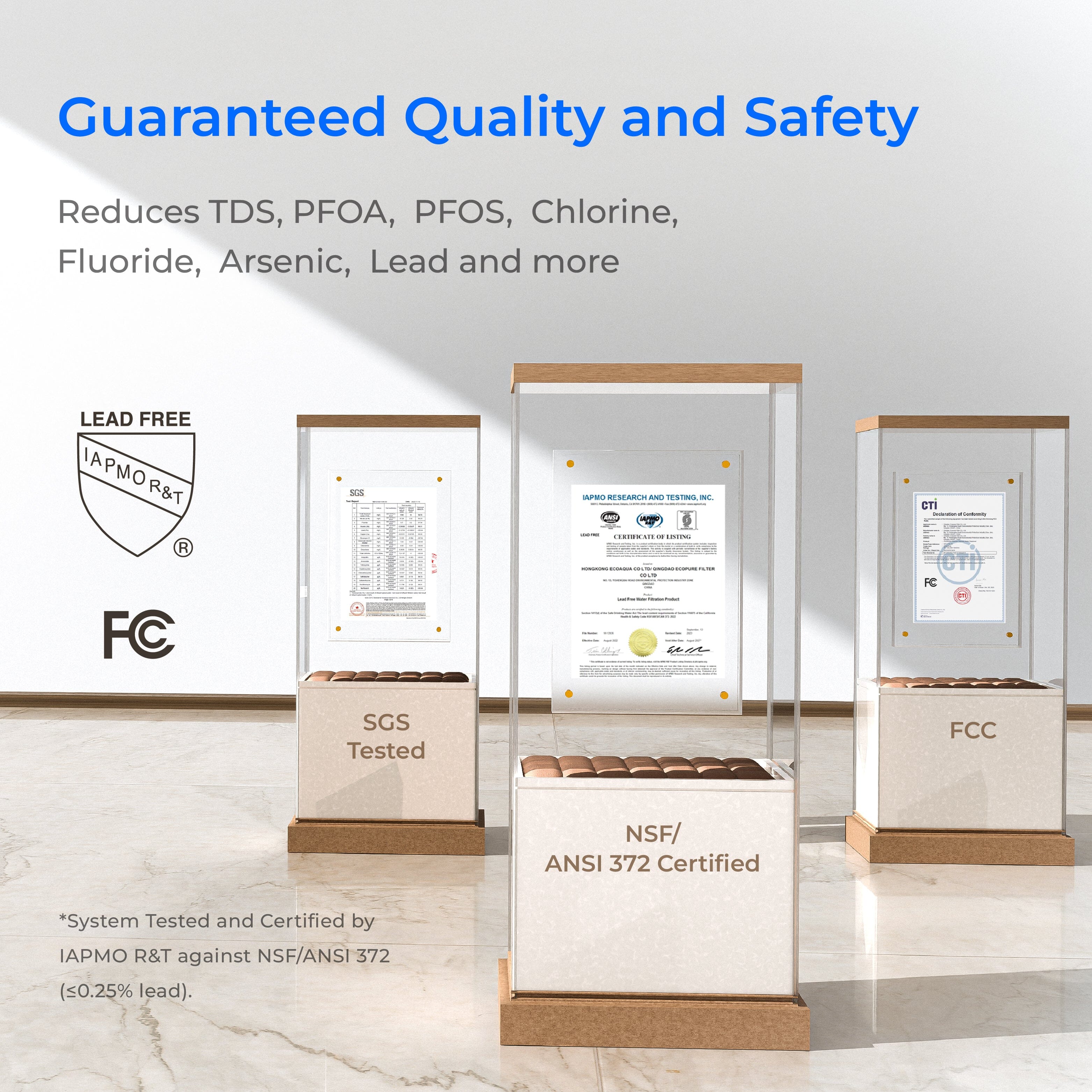 Waterdrop Master Instant Hot Reverse Osmosis Water Dispenser, C1H