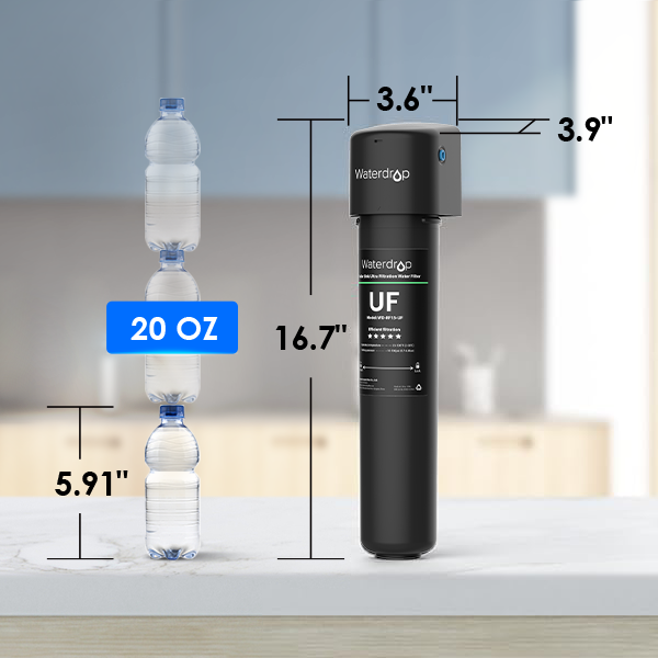Waterdrop 15UC-UF Ultrafiltration Water Filter | Exterior Filtration System