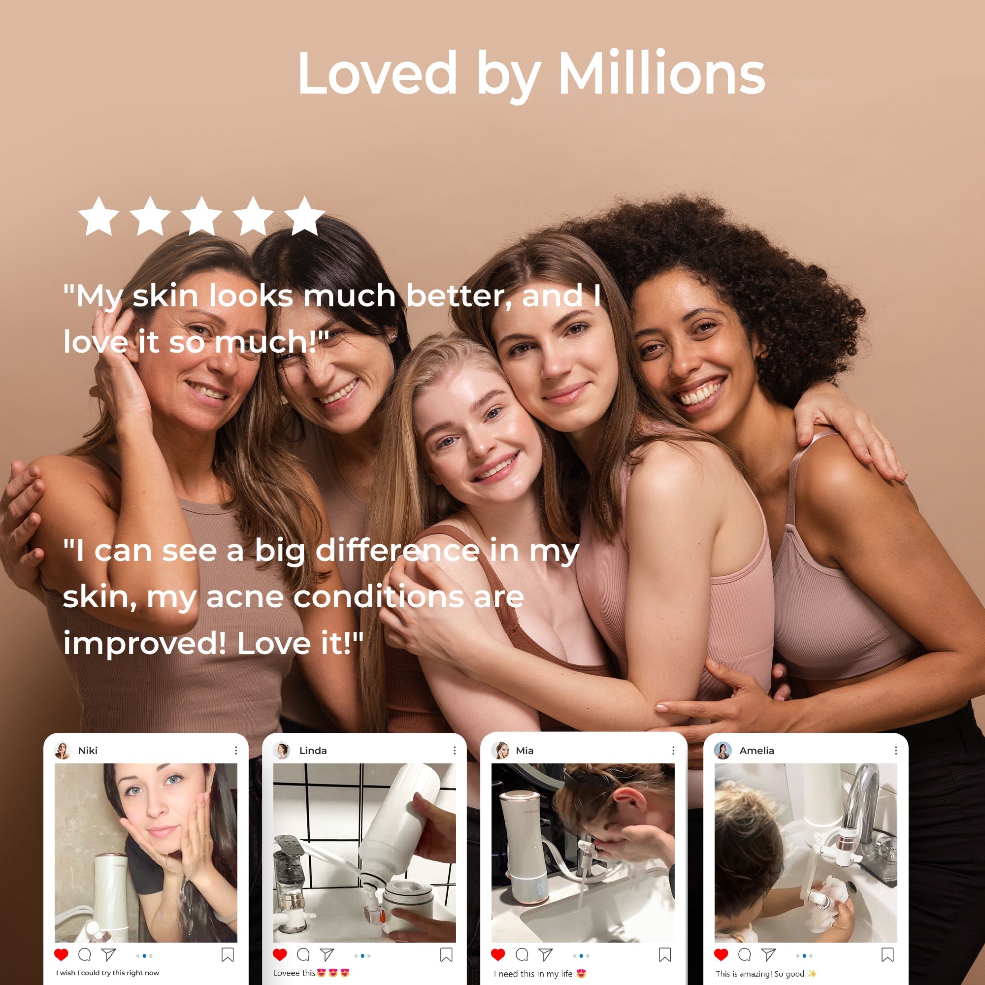 Waterdrop WD-BFC2 Beauty Filters Skin Care Face Washer