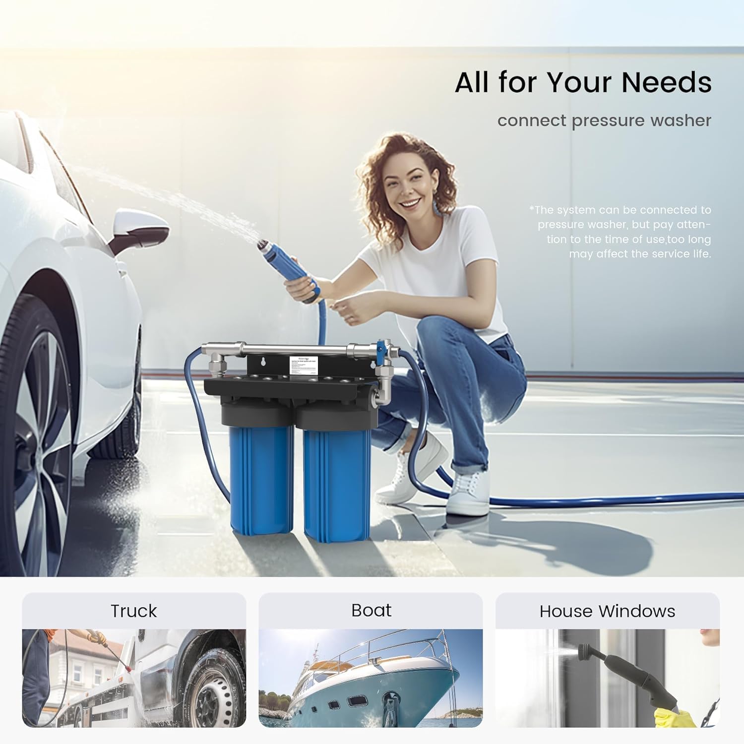 Waterdrop Spotless Car Wash System with Resin