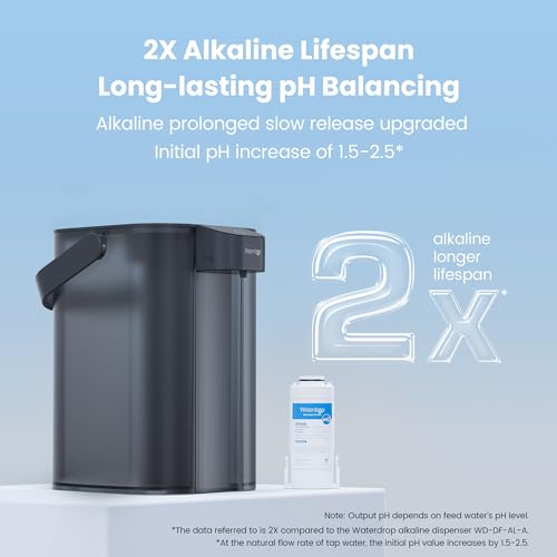 Waterdrop Master Countertop Electric  Alkaline Water Filter Pitcher, ED01A