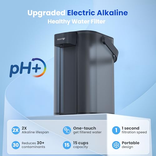 Waterdrop Master Countertop Electric  Alkaline Water Filter Pitcher, ED01A