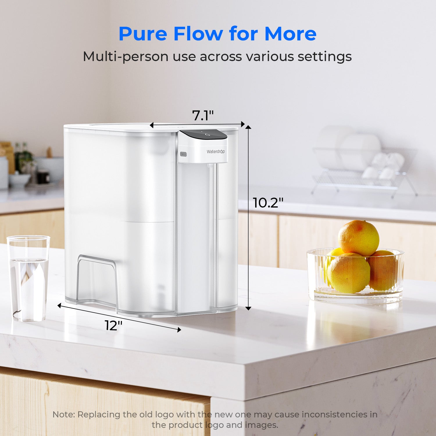 Waterdrop ED04 Countertop Electric Water Filter Pitcher