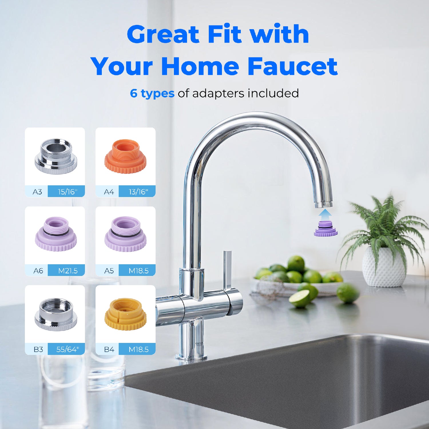 Waterdrop FC-01 Long-Lasting Faucet Water Filter