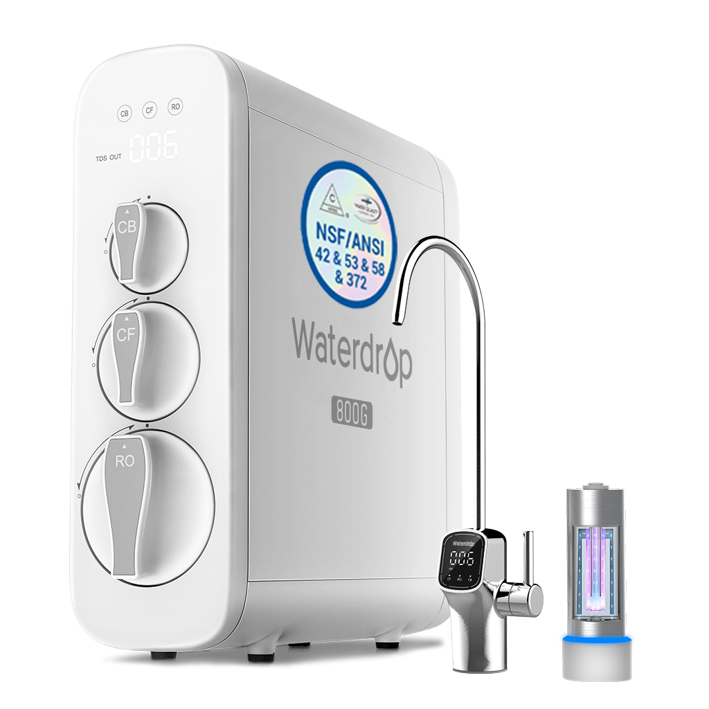 Sistema de filtración por ósmosis inversa Waterdrop Master G3P800 para debajo del fregadero