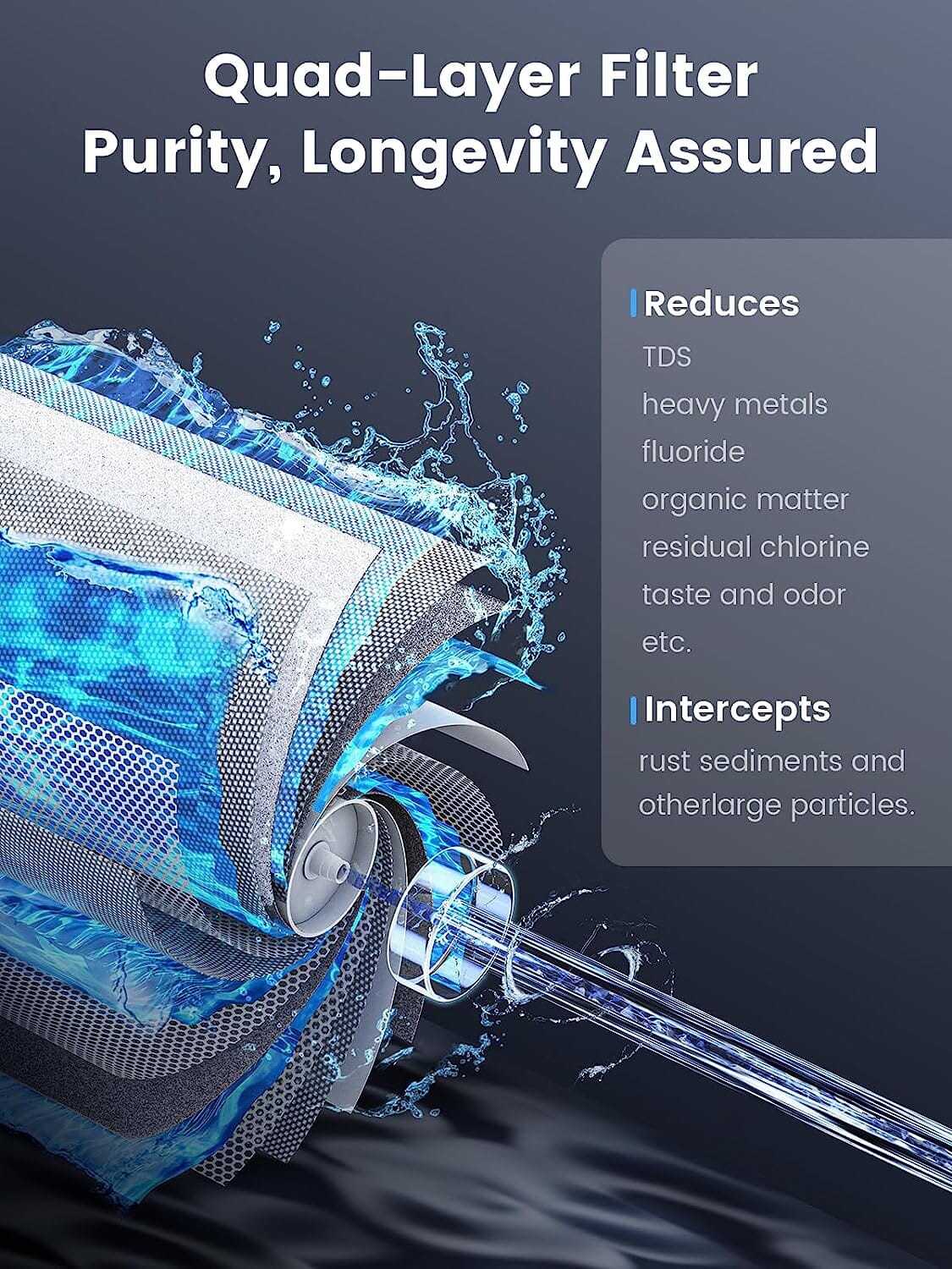 Waterdrop Master Instant Hot Reverse Osmosis Water Dispenser, K19H