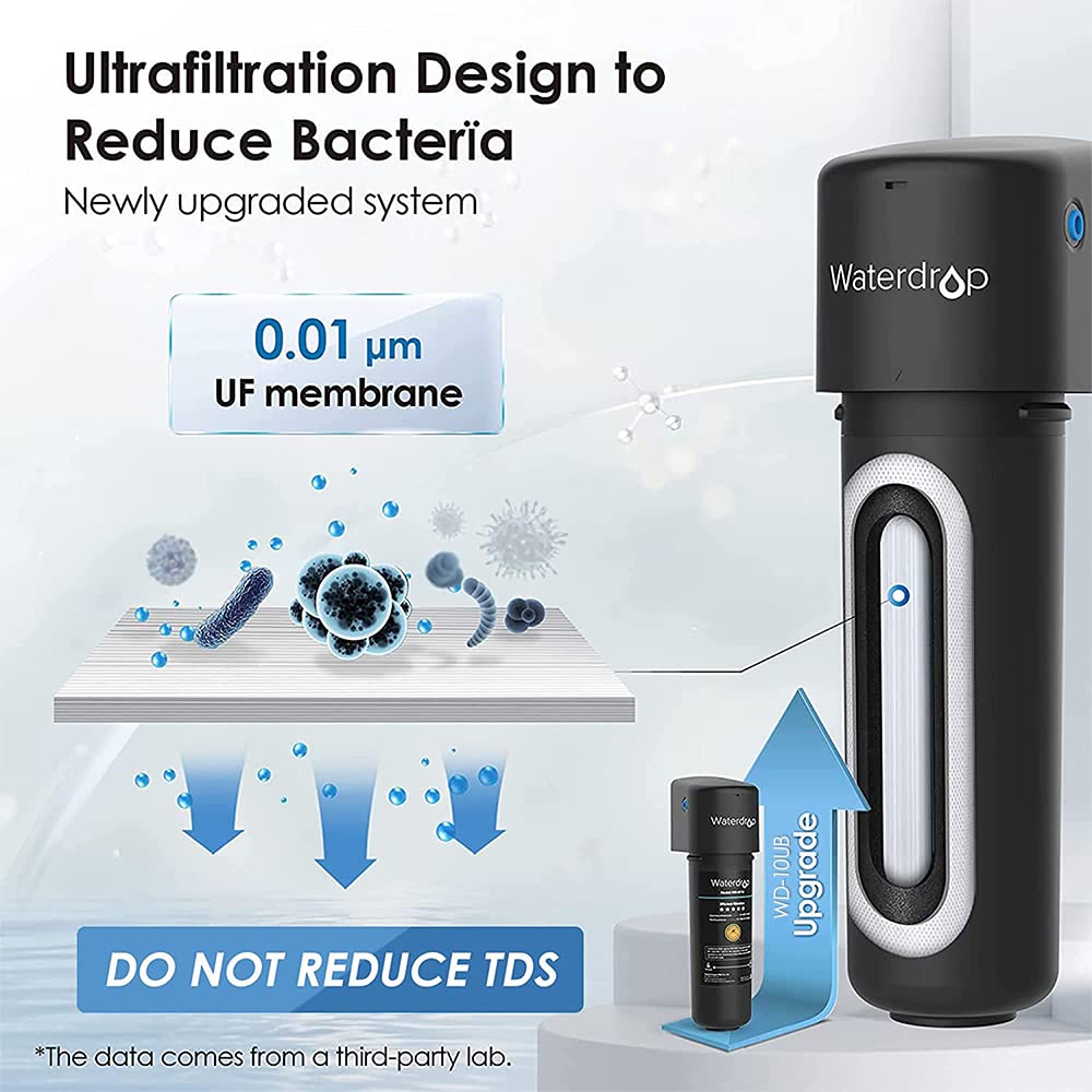 Waterdrop UB-UF Undersink Ultrafiltration Water Filter System With Dedicated Faucet