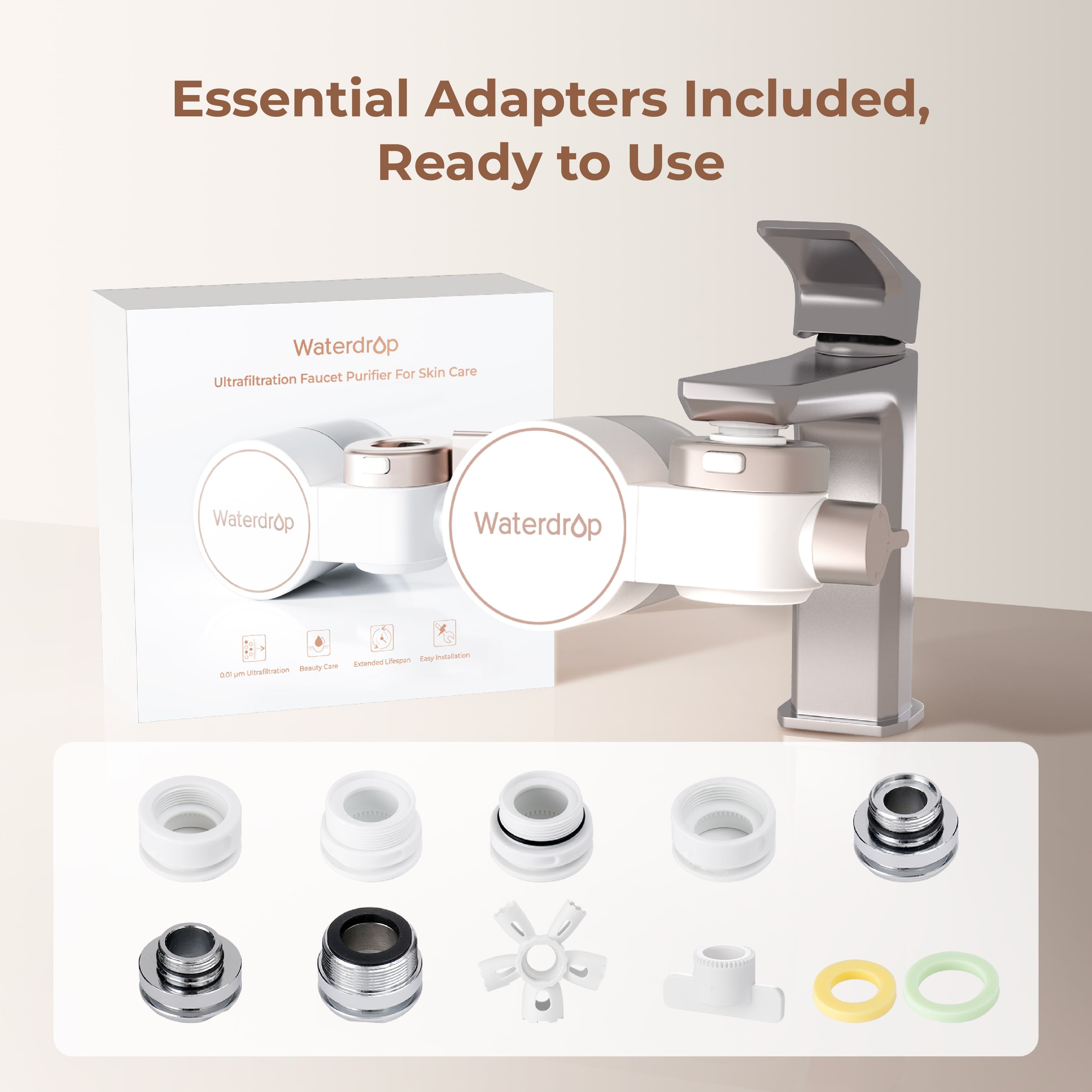 Waterdrop Master Skincare Faucet Water Filter