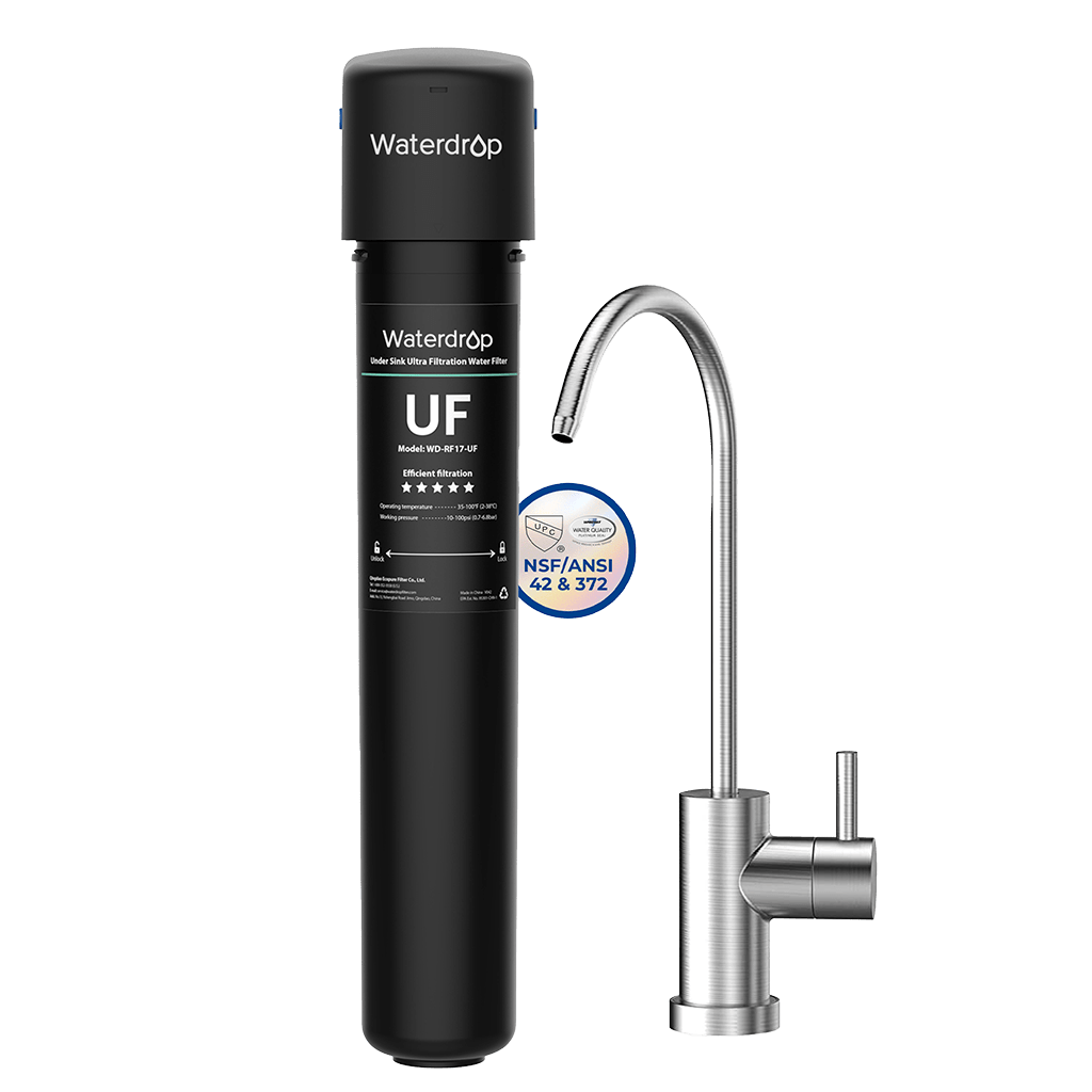 Waterdrop UB-UF Undersink Ultrafiltration Water Filter System With Dedicated Faucet