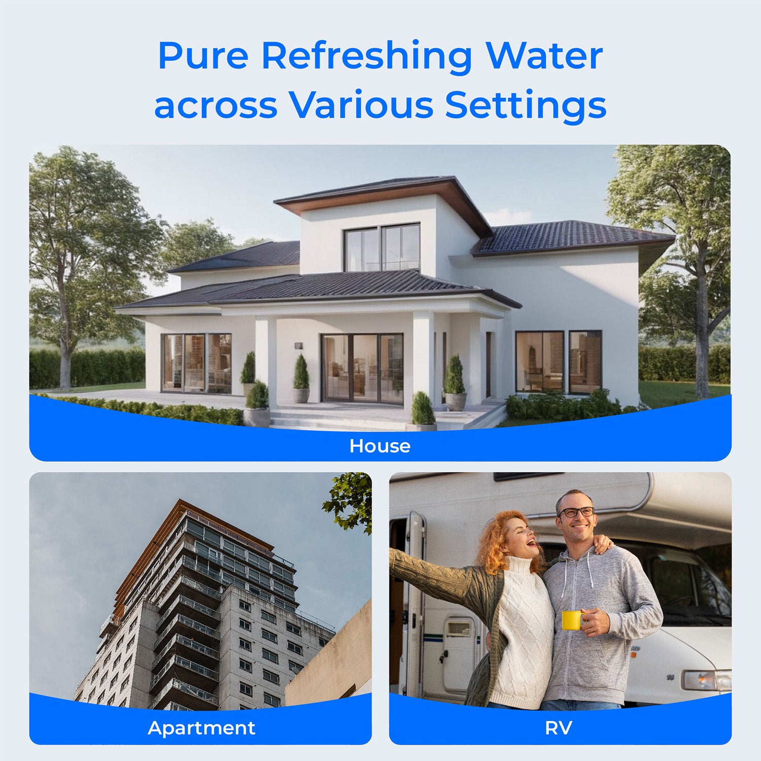 Filtro de agua para grifo de encimera Waterdrop CTF-06