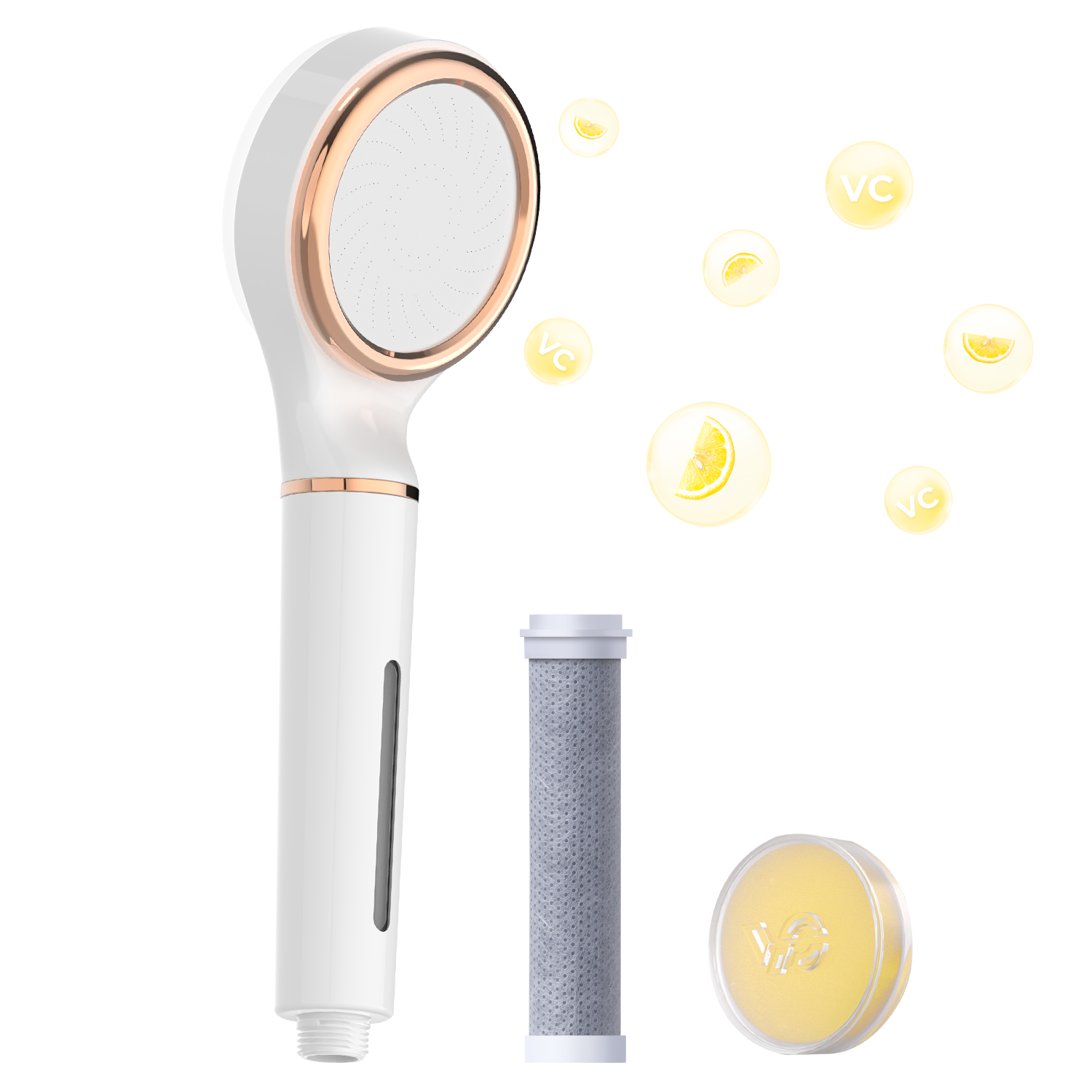Sistema de filtro de agua para cabezal de ducha Waterdrop Master VC