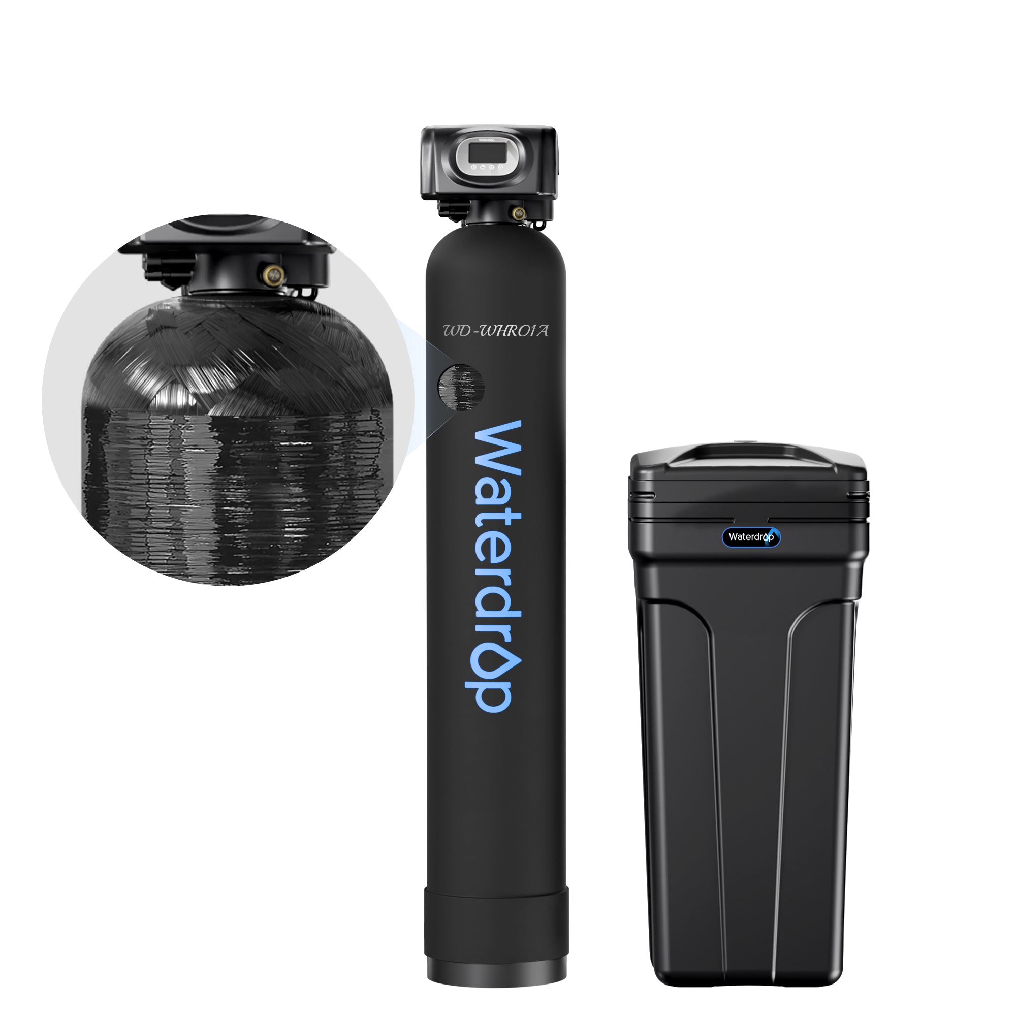 Waterdrop Master Whole House Water Softener WHR01