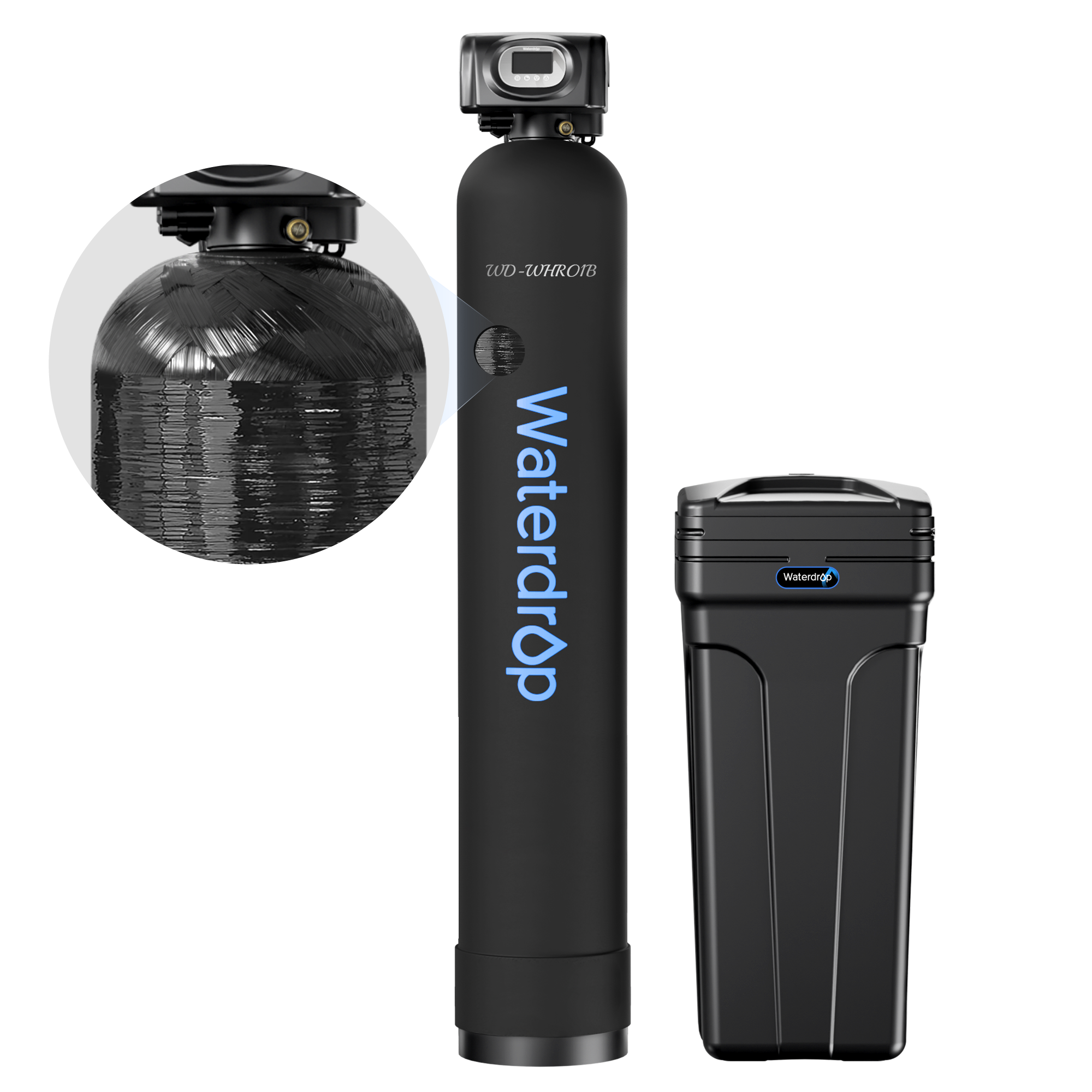 Waterdrop Master Whole House Water Softener WHR01