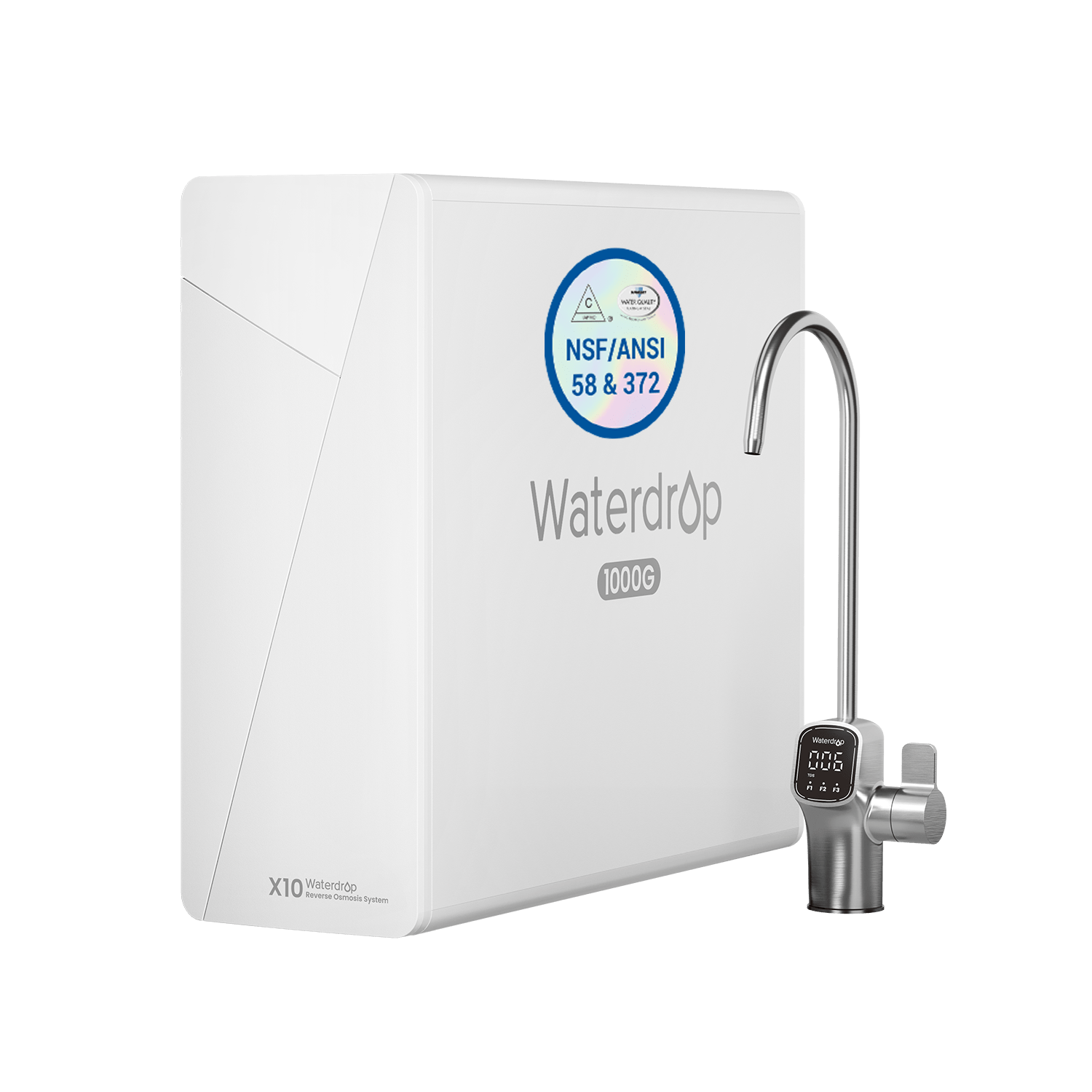 Sistema de filtración por ósmosis inversa Waterdrop Master serie X, X10