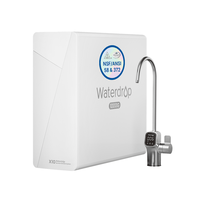 Sistema de filtración por ósmosis inversa Waterdrop Master serie X, X10
