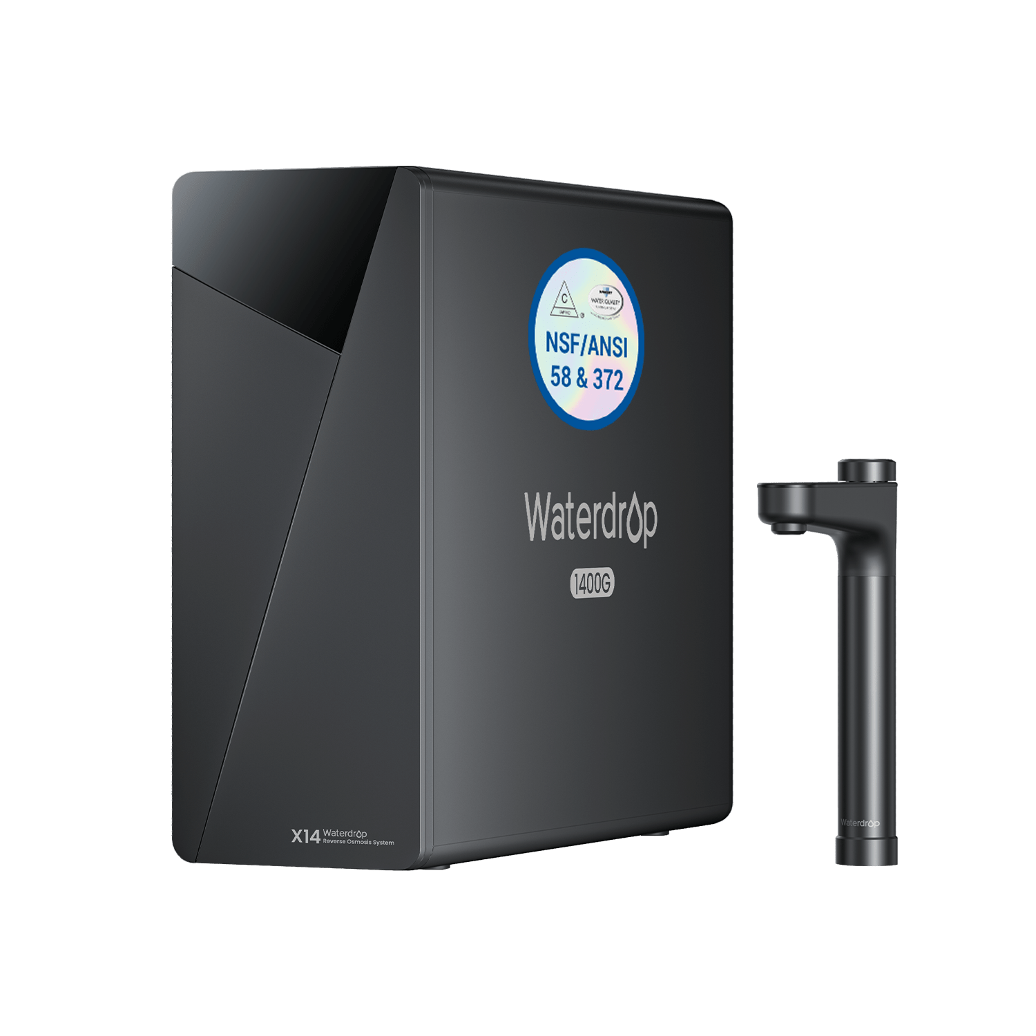 Sistema de filtración por ósmosis inversa Waterdrop Master serie X, bajo fregadero, X14