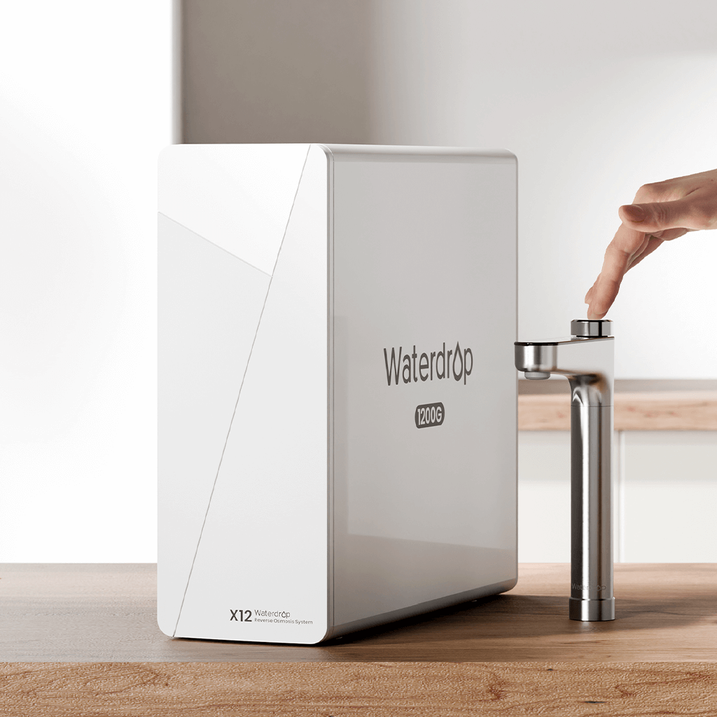 Sistema de filtración por ósmosis inversa Waterdrop Master serie X, X12, para debajo del fregadero