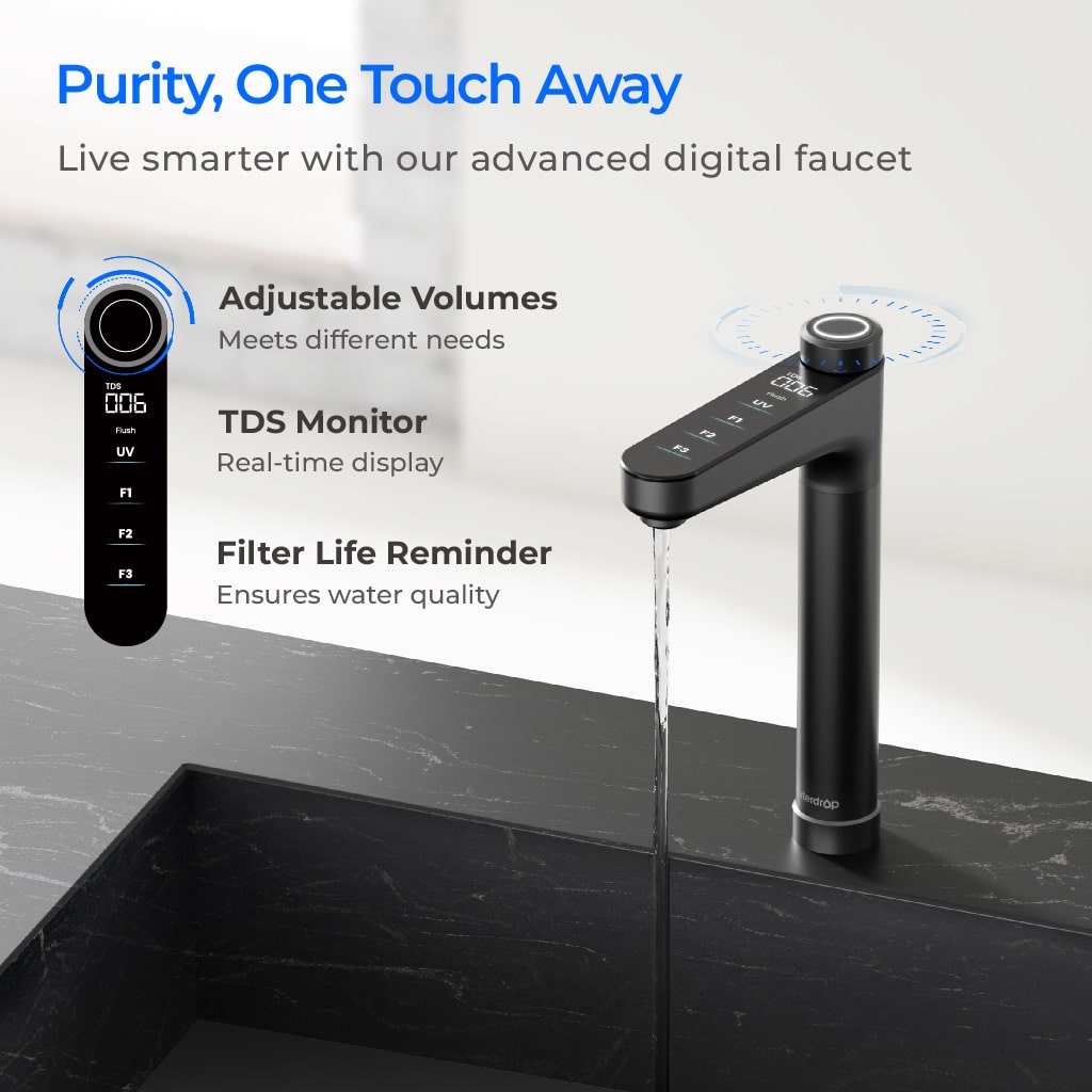 Sistema de filtración por ósmosis inversa Waterdrop Master serie X, bajo fregadero, X14