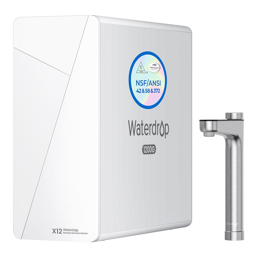 Sistema de filtración por ósmosis inversa Waterdrop Master serie X, X12, para debajo del fregadero