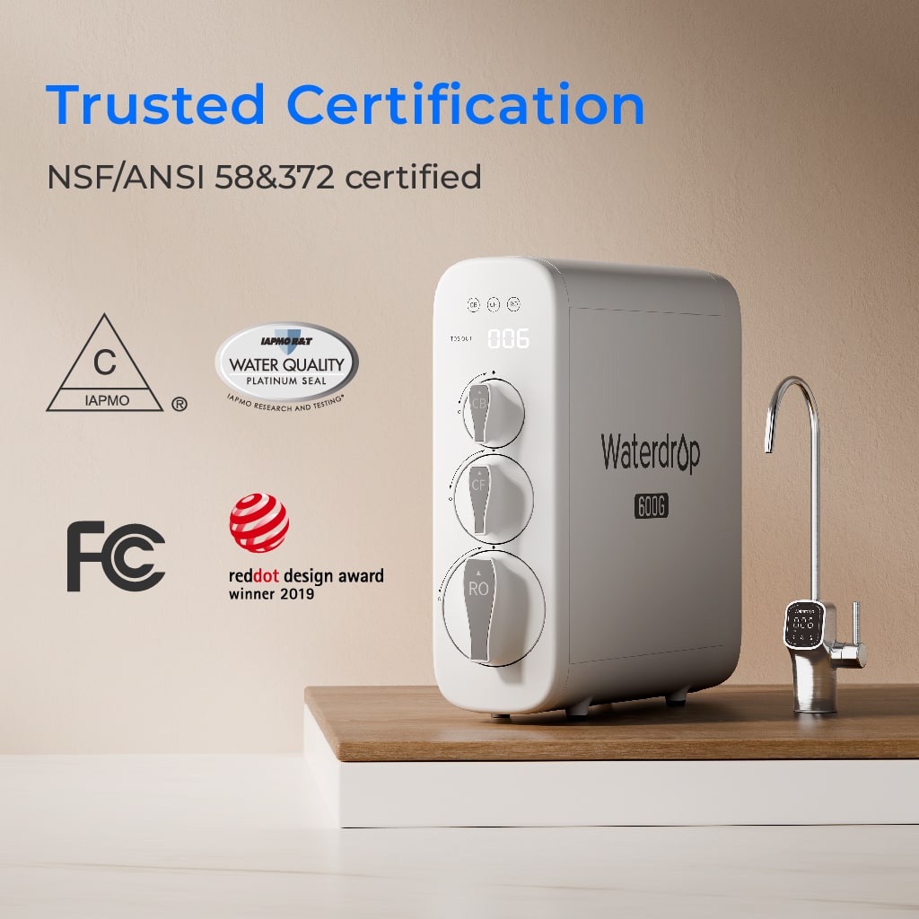 Waterdrop Master G3P600 Undersink Reverse Osmosis Filtration System