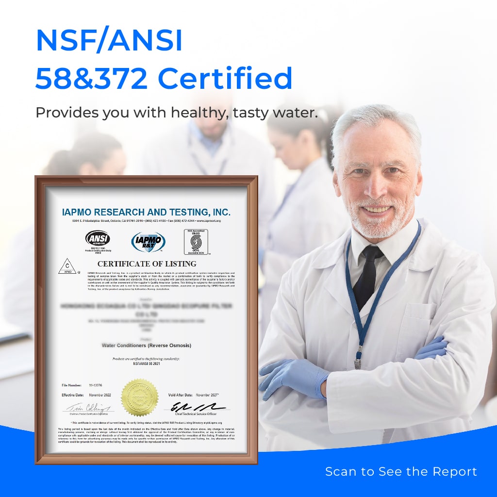 Waterdrop Master G3P600 Undersink Reverse Osmosis Filtration System