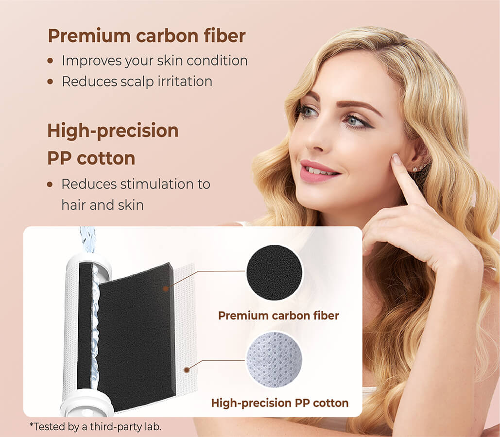 Sistema de filtro de agua para cabezal de ducha Waterdrop Master VC
