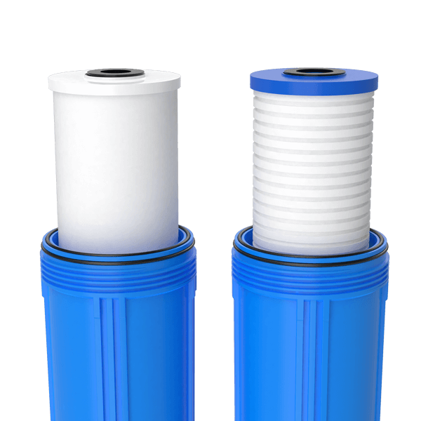Waterdrop 2-Stage Whole House Water Filter System with Carbon Filter & Sediment Filter