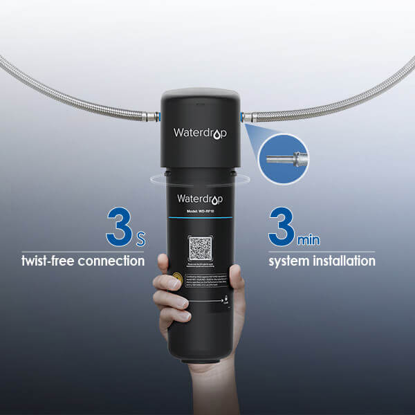 Waterdrop UA Undersink Water Filter | Direct Connect Filtration System
