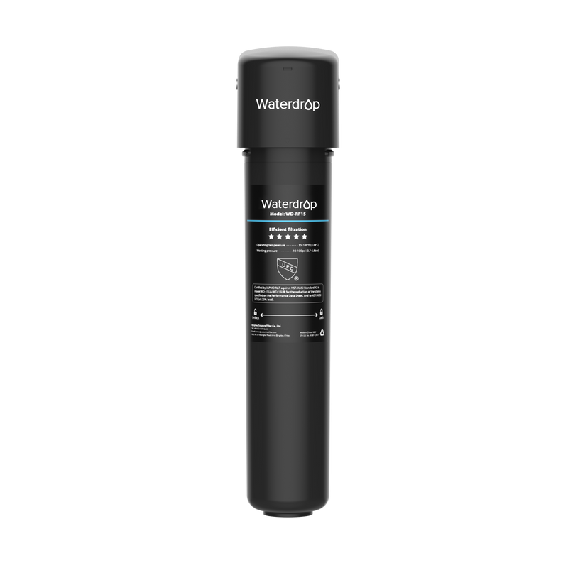 Waterdrop 15UC Undersink Water Filter | Direct Connect to Refrigerators and Ice Makers
