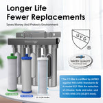 Waterdrop TST-UF 6-stage Undersink Ultrafiltration Stainless Steel Water Filter System