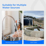 Filtro de agua reutilizable para toda la casa Waterdrop de 5 micrones, BG100 