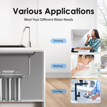 Waterdrop TST-UF 6-stage Undersink Ultrafiltration Stainless Steel Water Filter System