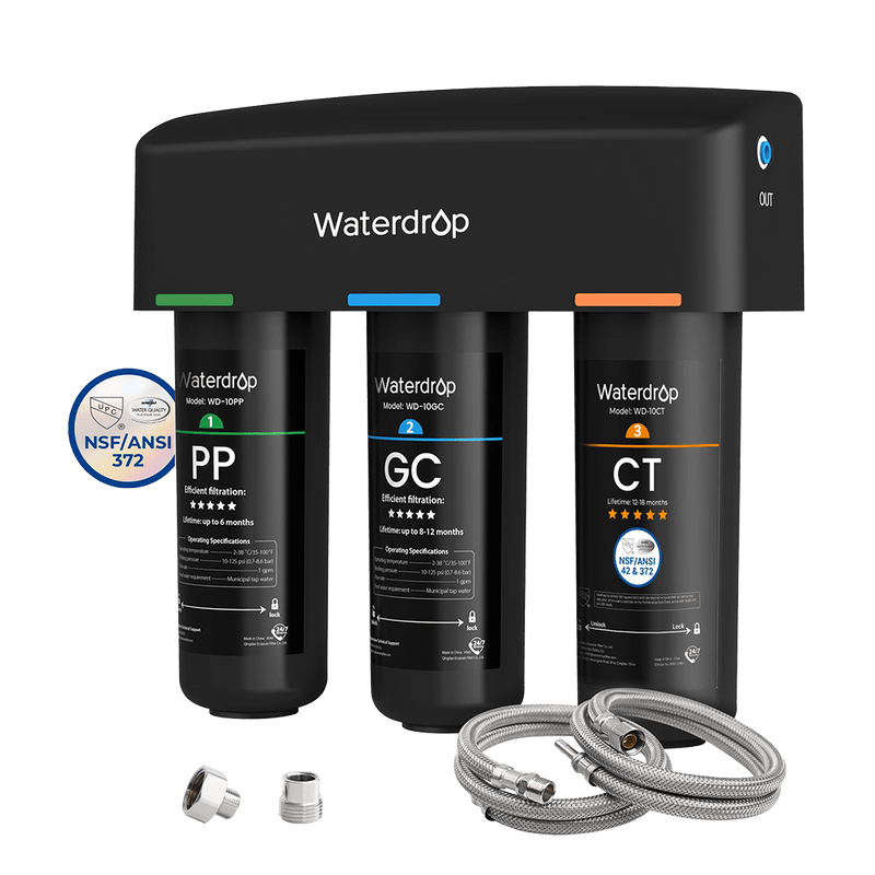Waterdrop TSA 3-stage Undercounter Direct Connect Filtration System