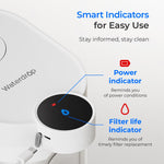 Waterdrop ED25TW Rechargeable Water Filter Dispenser, 5-Stage Countertop System, Reduces TDS, Portable Design