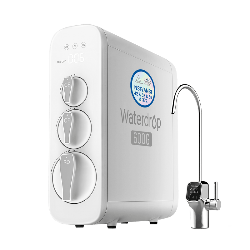 Sistema de filtración por ósmosis inversa Waterdrop Master G3P600 para debajo del fregadero 