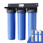 Waterdrop 3-Stage Whole House Water Filter System | Reduce Iron & Manganese