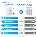 Waterdrop Master X-series Undersink Reverse Osmosis Filtration System, X10