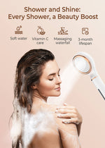 Sistema de filtro de agua para cabezal de ducha Waterdrop Master VC 