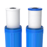 Waterdrop 2-Stage Whole House Water Filter System with Carbon Filter & Sediment Filter